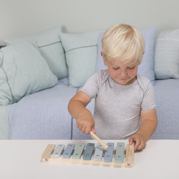Holzxylophon, blau Holzxylophon, blau